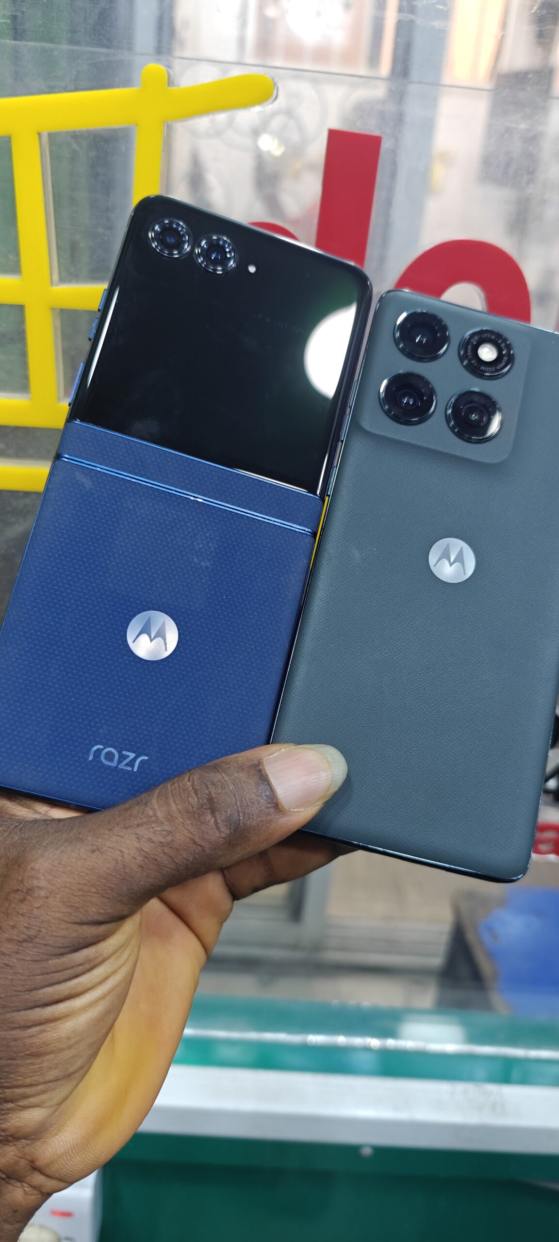 Motorola edge and Razr